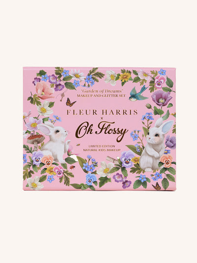 Fleur Harris X Oh Flossy 'Garden of Dreams' Mini Makeup & Glitter Set