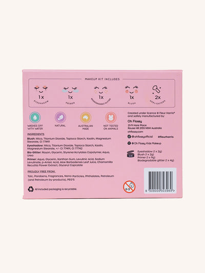 Fleur Harris X Oh Flossy 'Garden of Dreams' Mini Makeup & Glitter Set