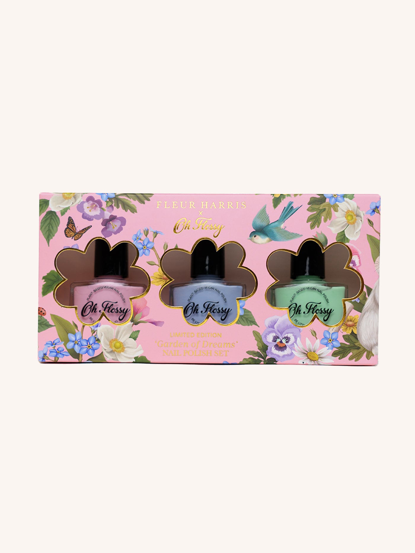 Fleur Harris X Oh Flossy 'Garden of Dreams' Kids Nail Polish Set