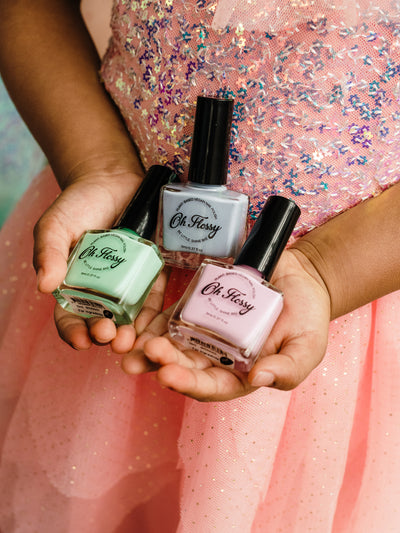 Fleur Harris X Oh Flossy 'Garden of Dreams' Kids Nail Polish Set
