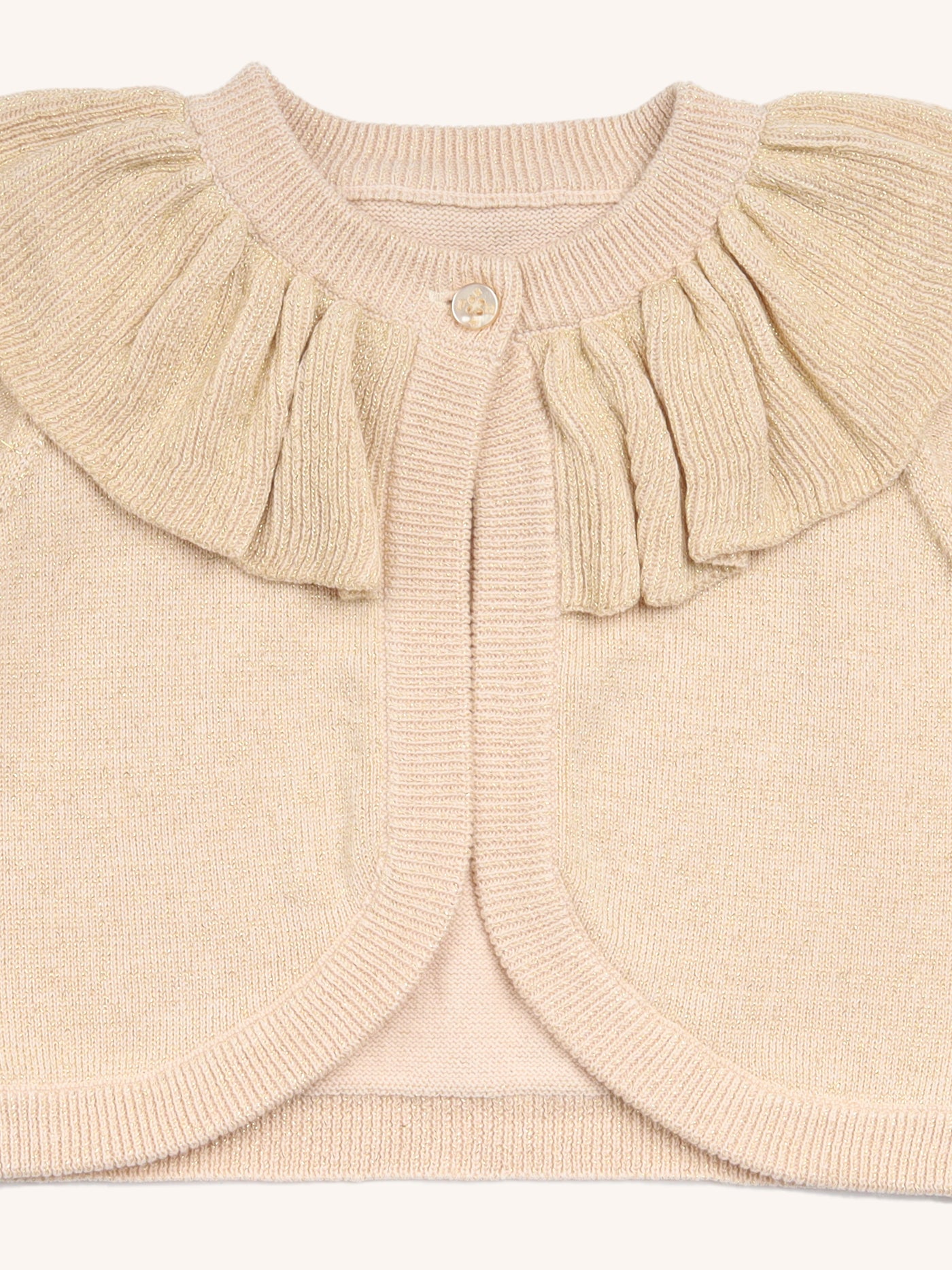 Sparkle Glitter Cardigan - Gold