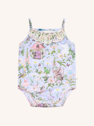 'Fairyland' Cutie Pie Bodysuit - Cornflower