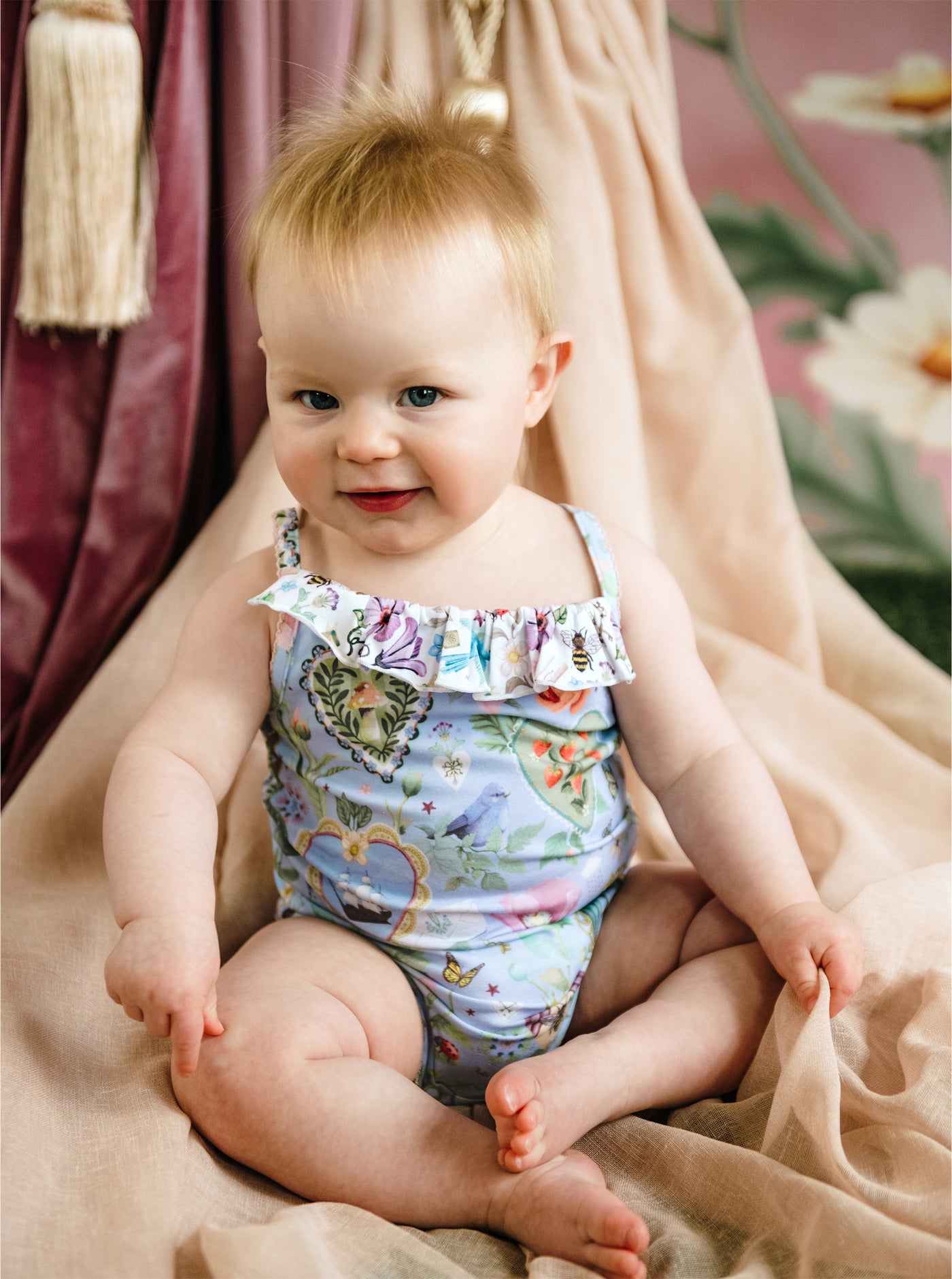 All my Hearts' Cutie Pie Bodysuit - Powder Blue