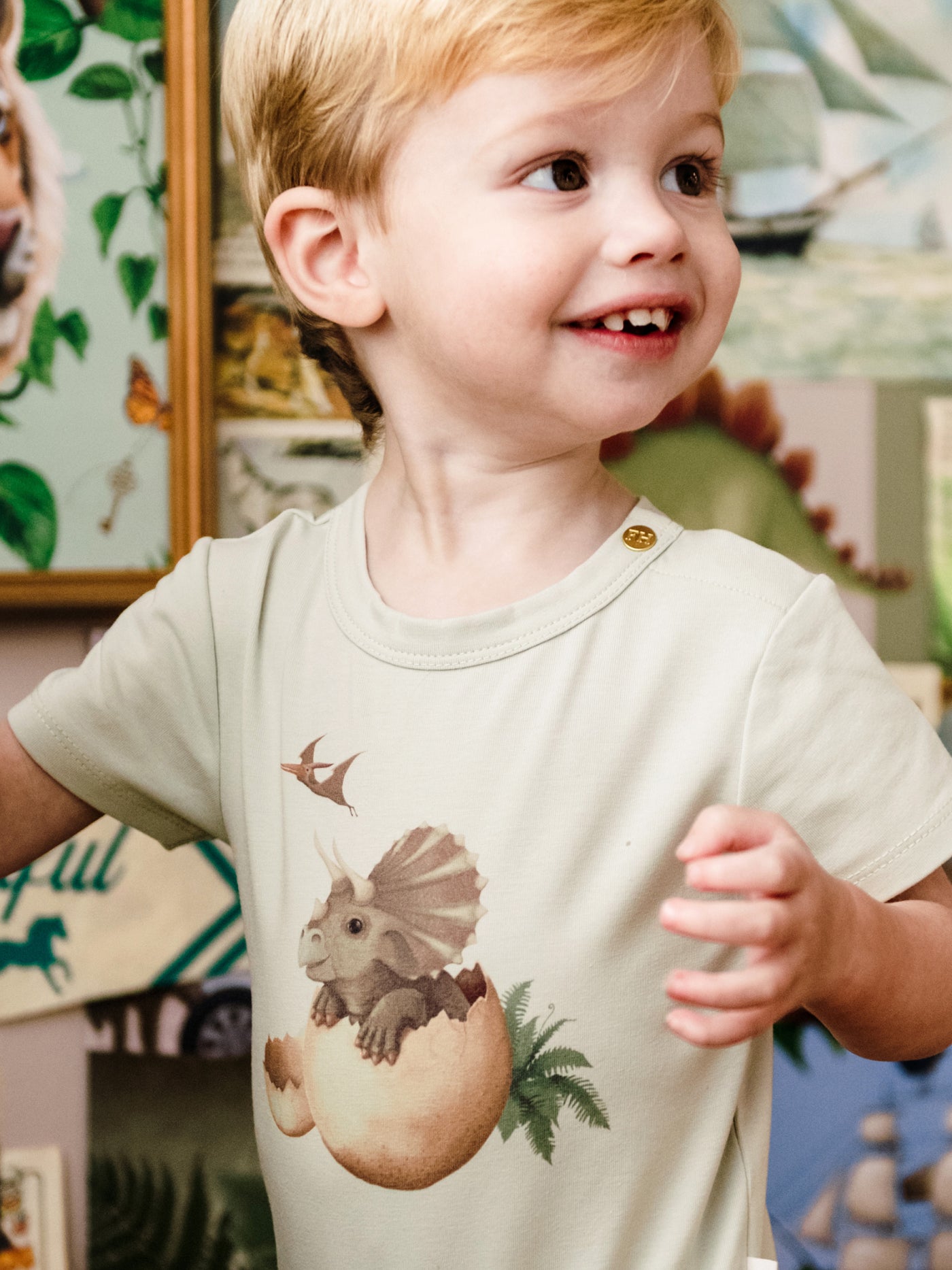 'Prehistorica' Treasured Bodysuit - Avocado