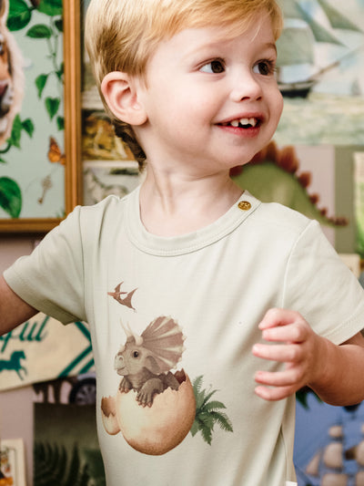'Prehistorica' Treasured Bodysuit - Avocado