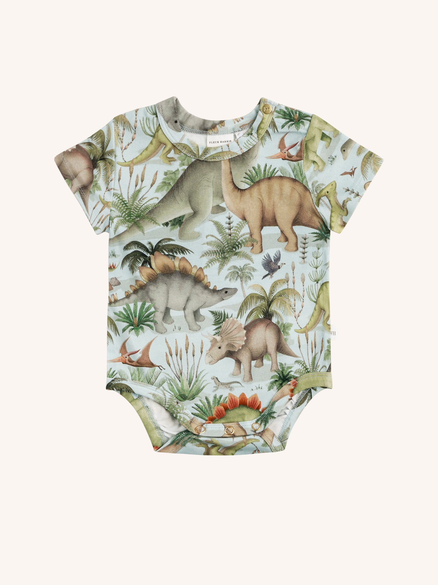 'Prehistorica' Treasured Bodysuit - Dusty Teal