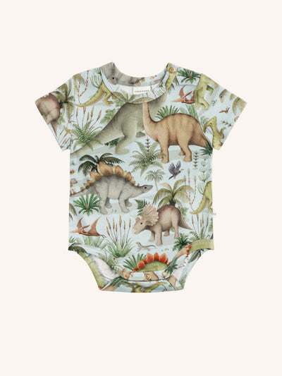 'Prehistorica' Treasured Bodysuit - Dusty Teal