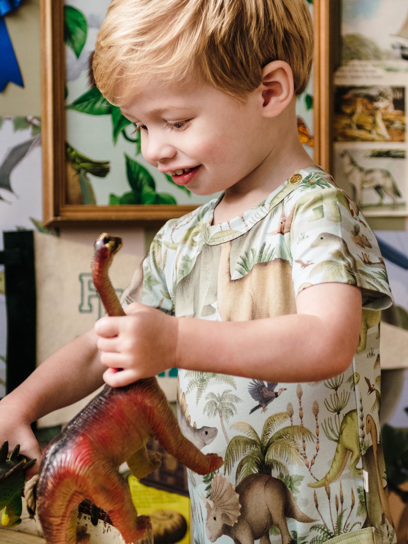 'Prehistorica' Treasured Bodysuit - Dusty Teal
