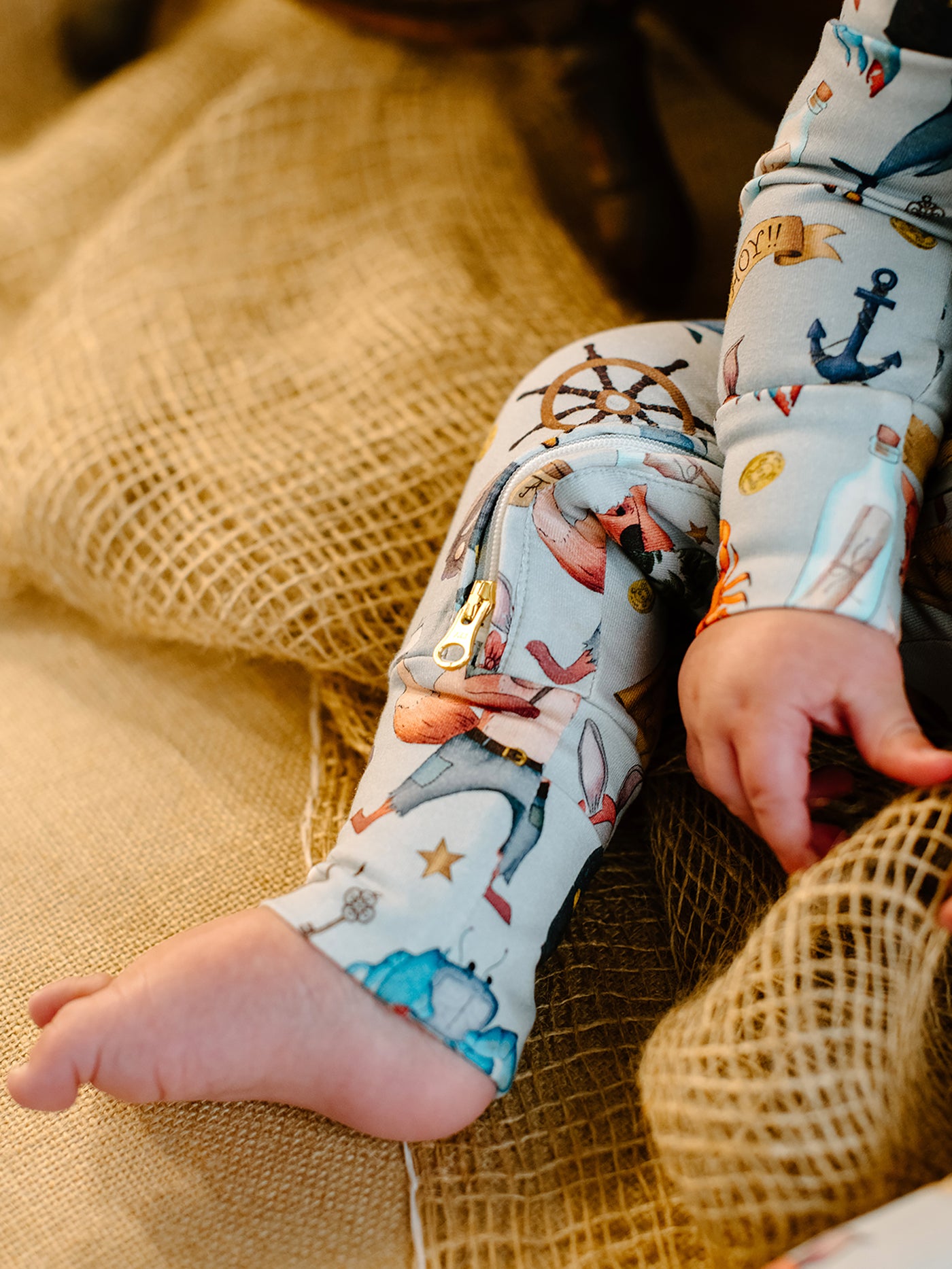 'Ships Ahoy!' Timeless Coverall Onesie