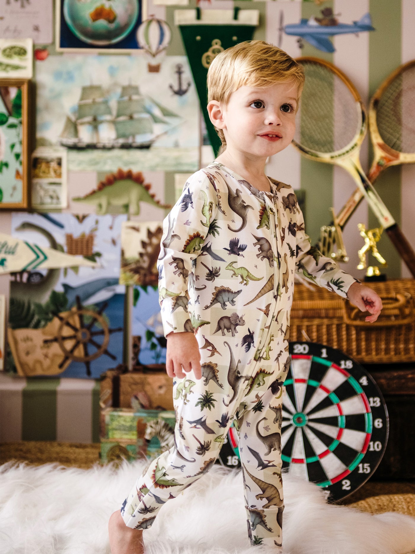 'Prehistorica' Timeless Coverall - Avocado