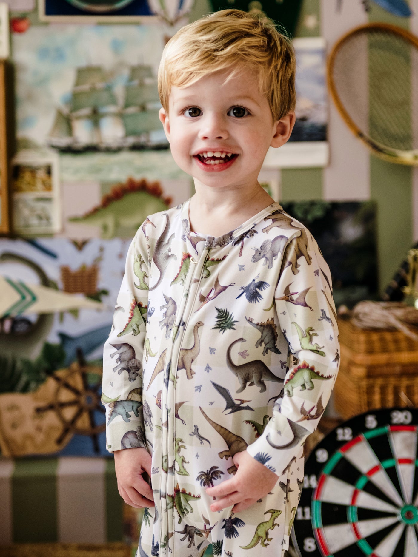 'Prehistorica' Timeless Coverall - Avocado