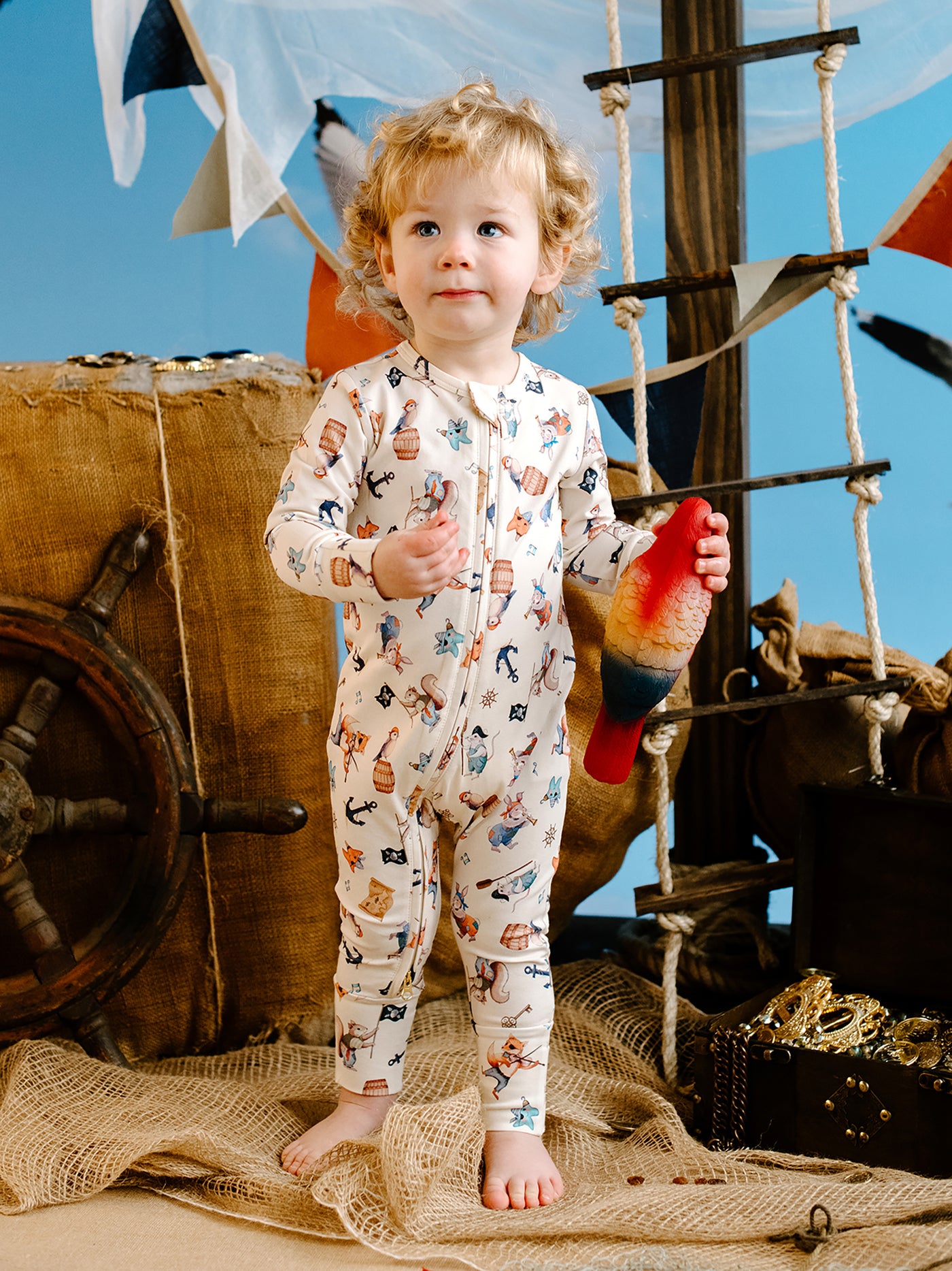 'Sea Shanty' Timeless Coverall Onesie