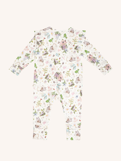 'Mini Fairyland' Precious Frill Coverall Onesie