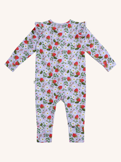 'Secret Diary' Precious Frill Coverall - Violet