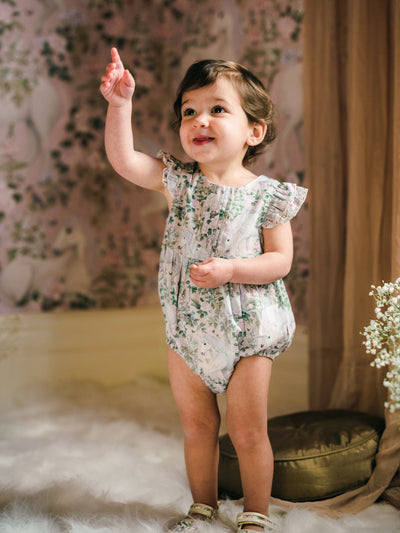 'Field of Dreams' Playtime Romper - Soft Taupe