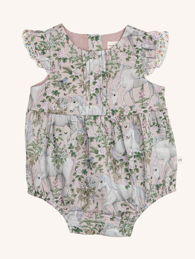 'Field of Dreams' Playtime Romper - Soft Taupe