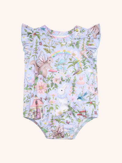 'Fairyland' Sweet Bubble Romper - Cornflower