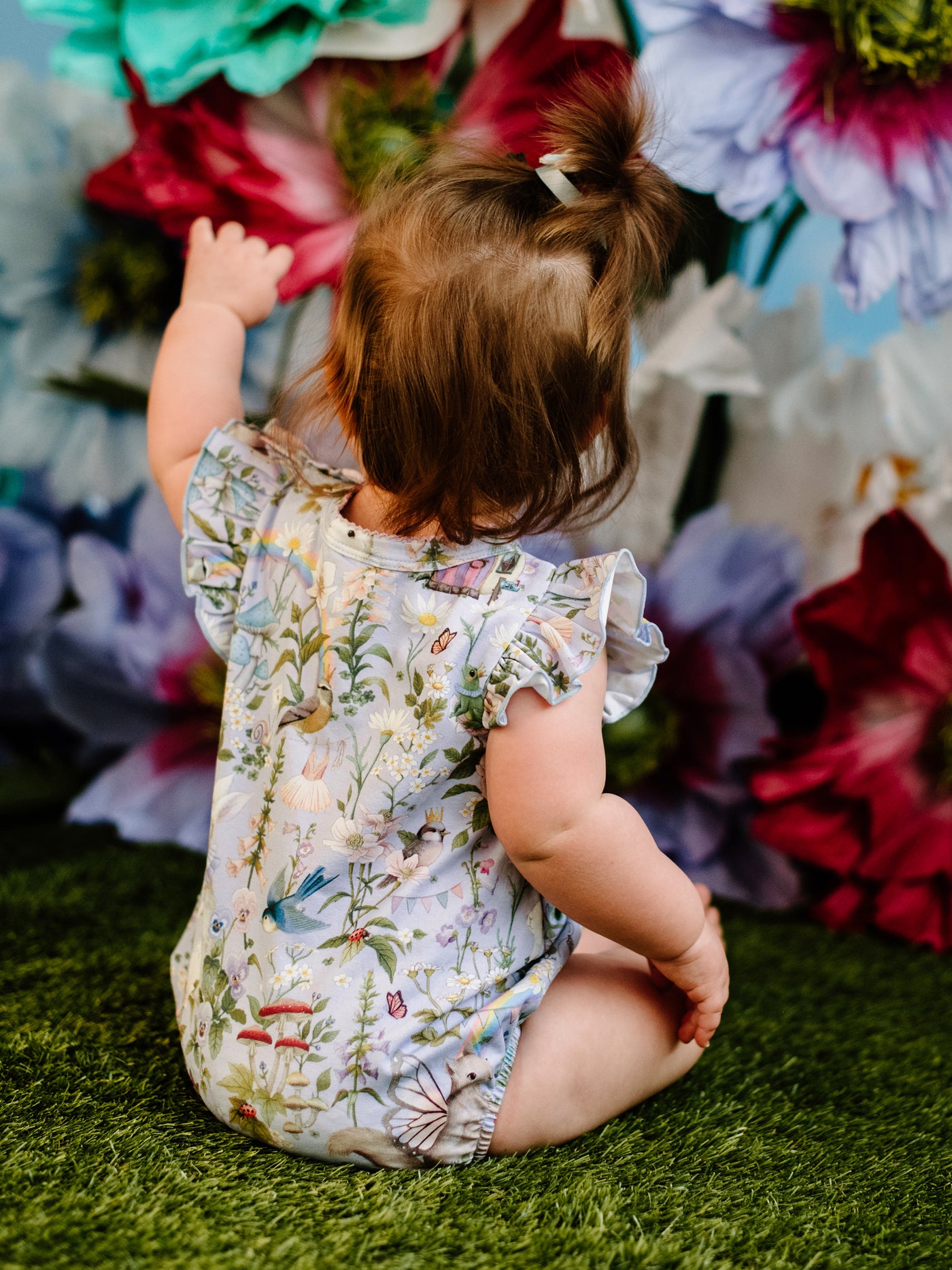 'Fairyland' Sweet Bubble Romper - Cornflower