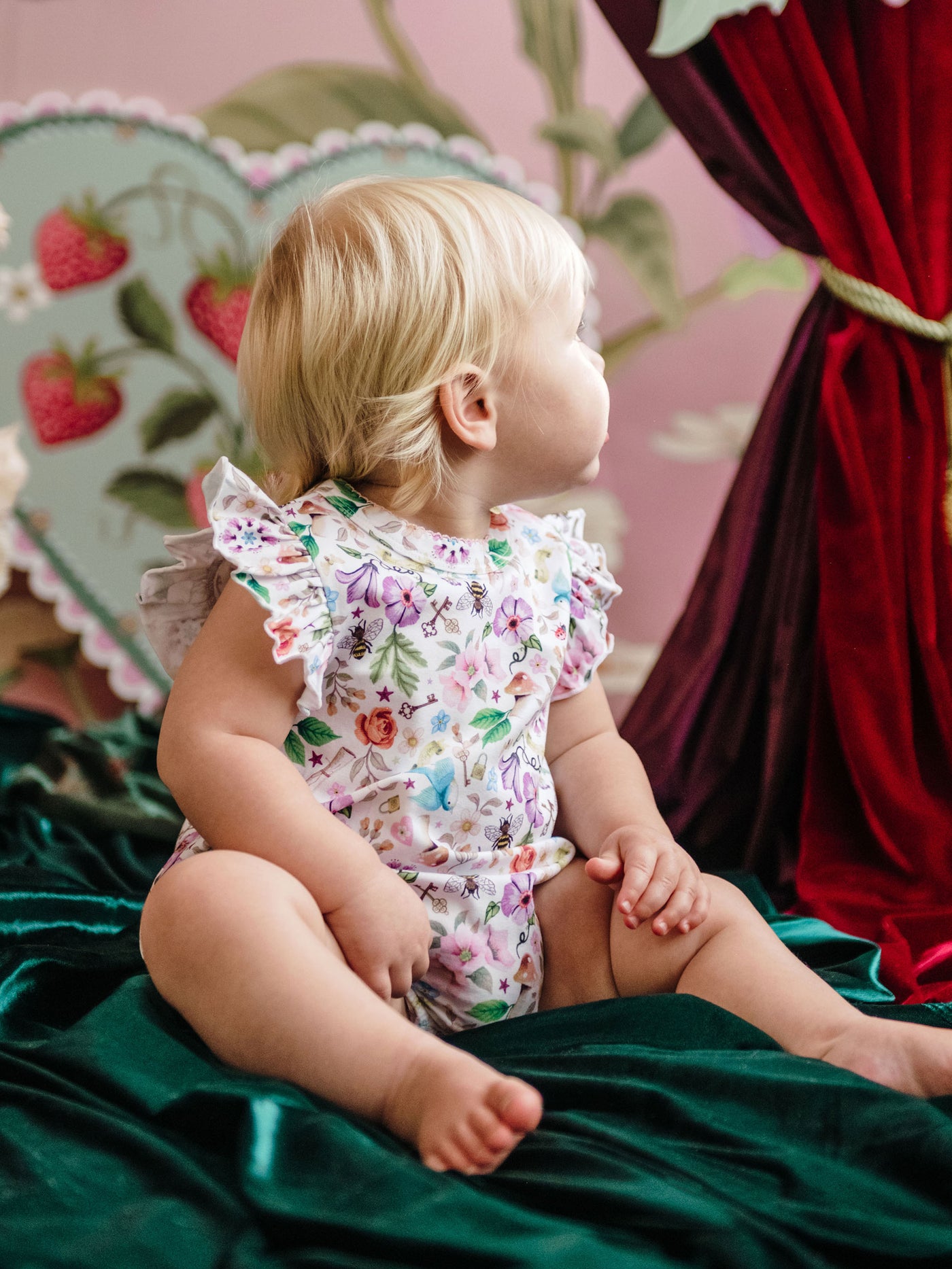 'Secret Diary' Sweet Bubble Romper - Egret