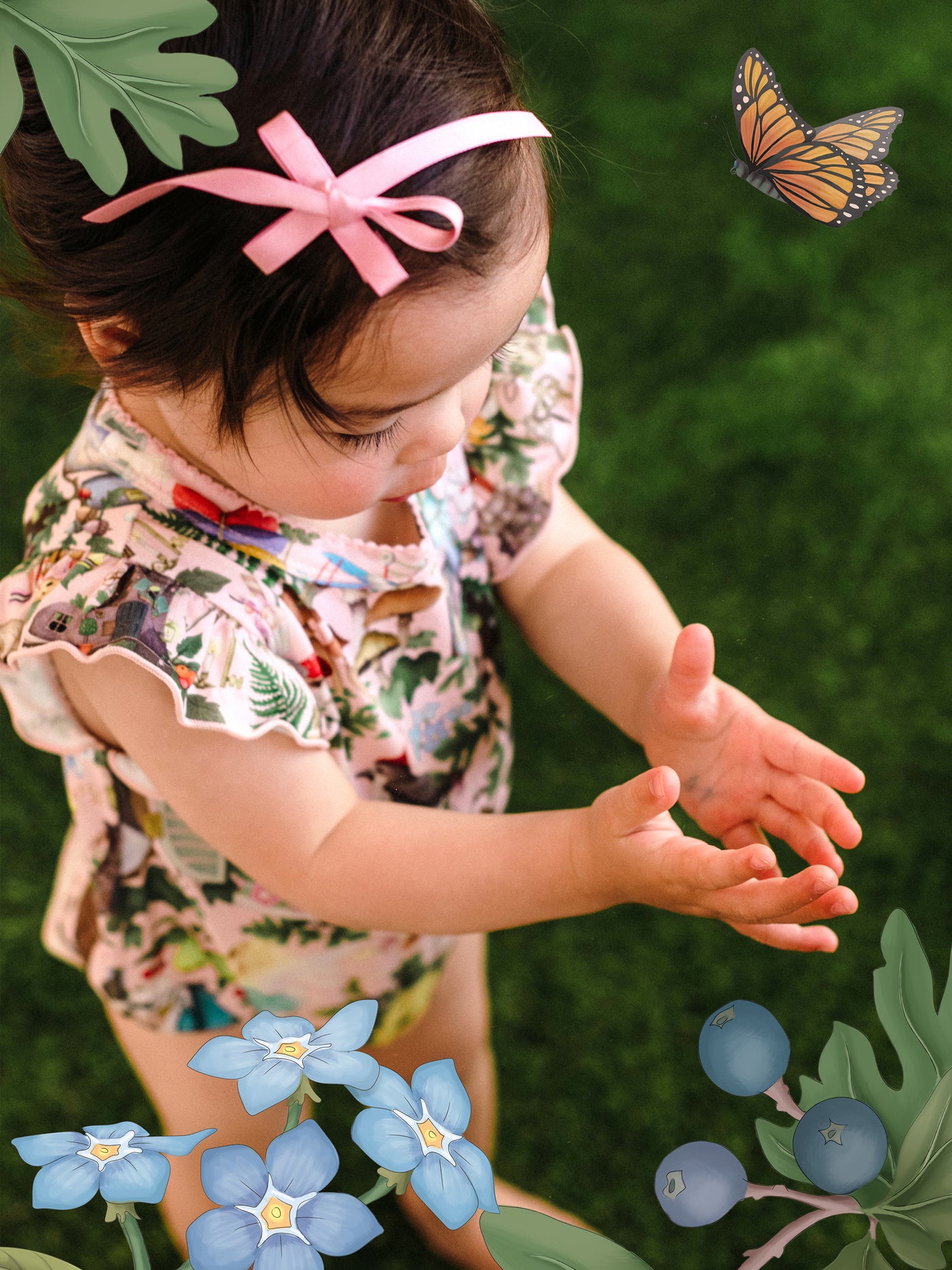 'Faraway Friends' Sweet Bubble Romper - Sugar Pink