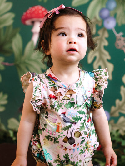 'Faraway Friends' Sweet Bubble Romper - Sugar Pink