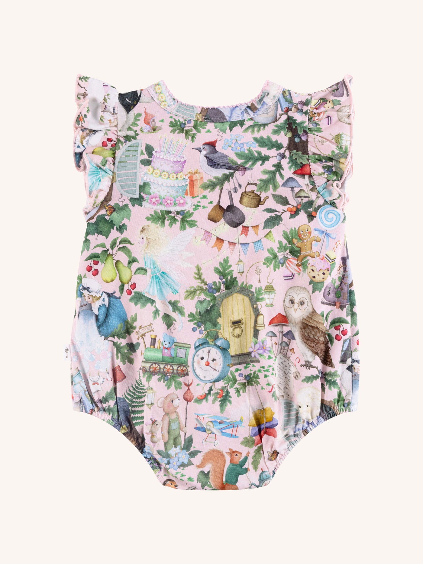 'Faraway Friends' Sweet Bubble Romper - Sugar Pink