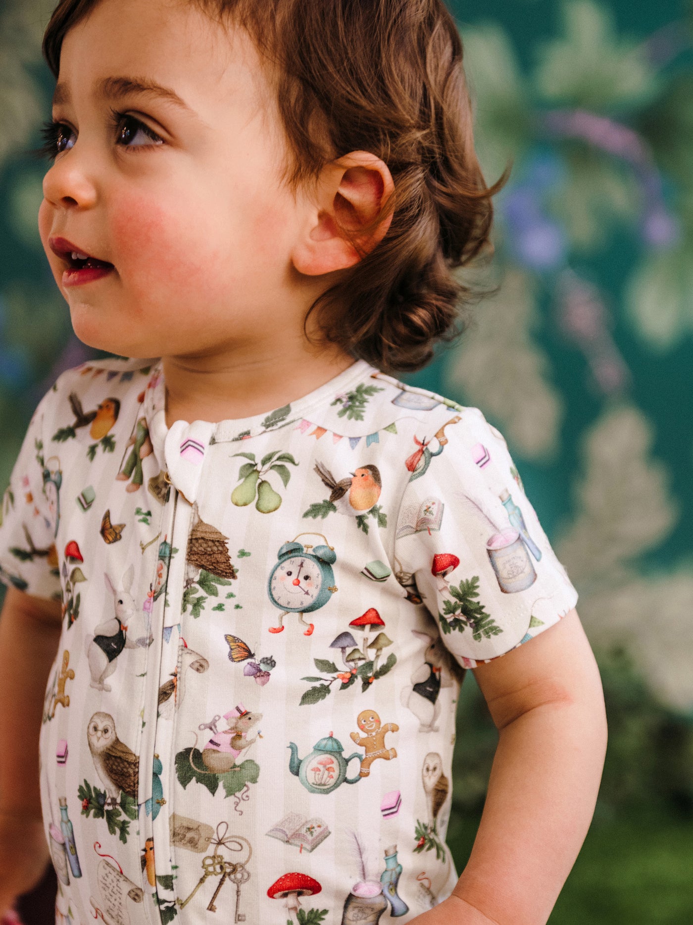 'Mini Magic' Timeless Shorty Coverall - Moss