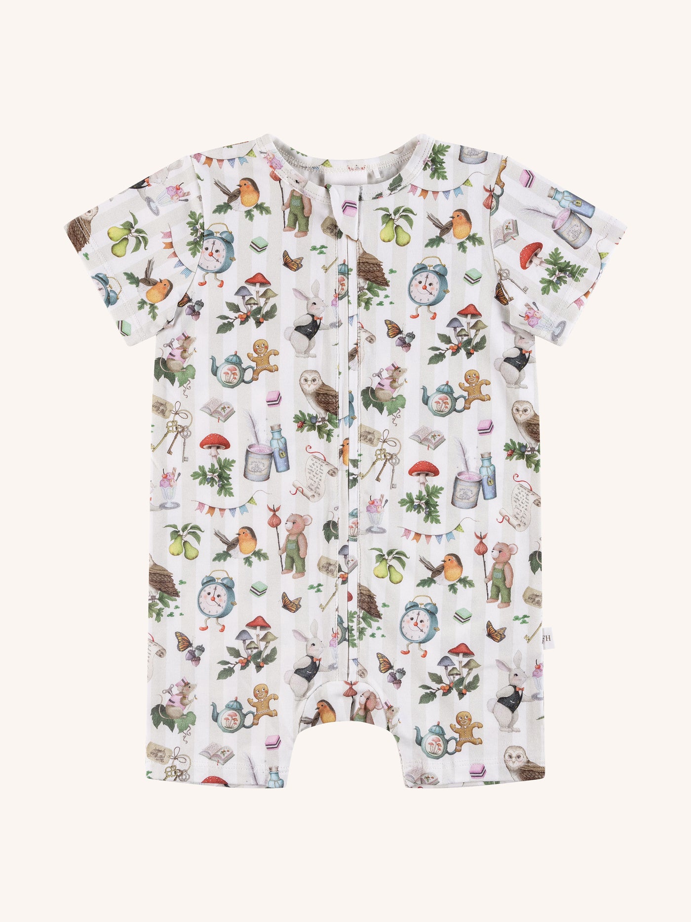 'Mini Magic' Timeless Shorty Coverall - Moss