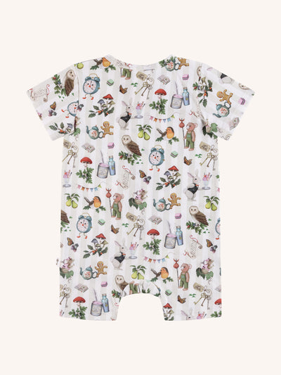 'Mini Magic' Timeless Shorty Coverall - Moss