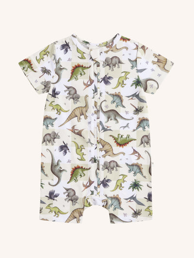 'Prehistorica' Timeless Shorty Coverall - Avocado