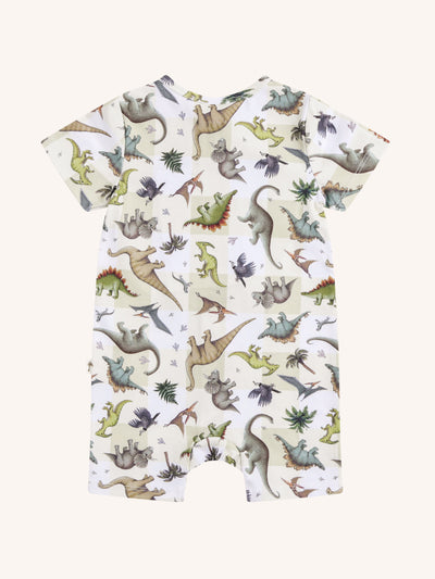 'Prehistorica' Timeless Shorty Coverall - Avocado