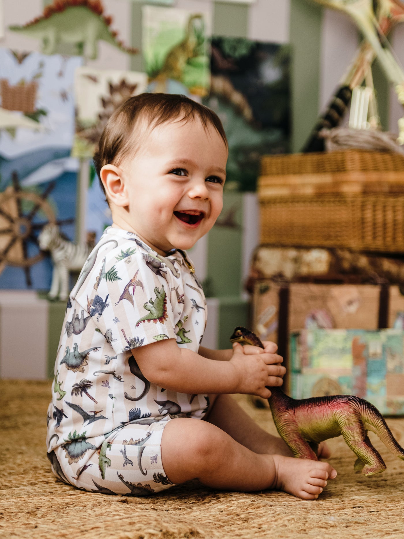 'Prehistorica' Timeless Shorty Coverall - Ercu