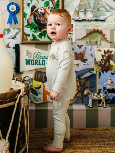 'Prehistorica' Timeless Coverall Set - 2 pack - Eggshell