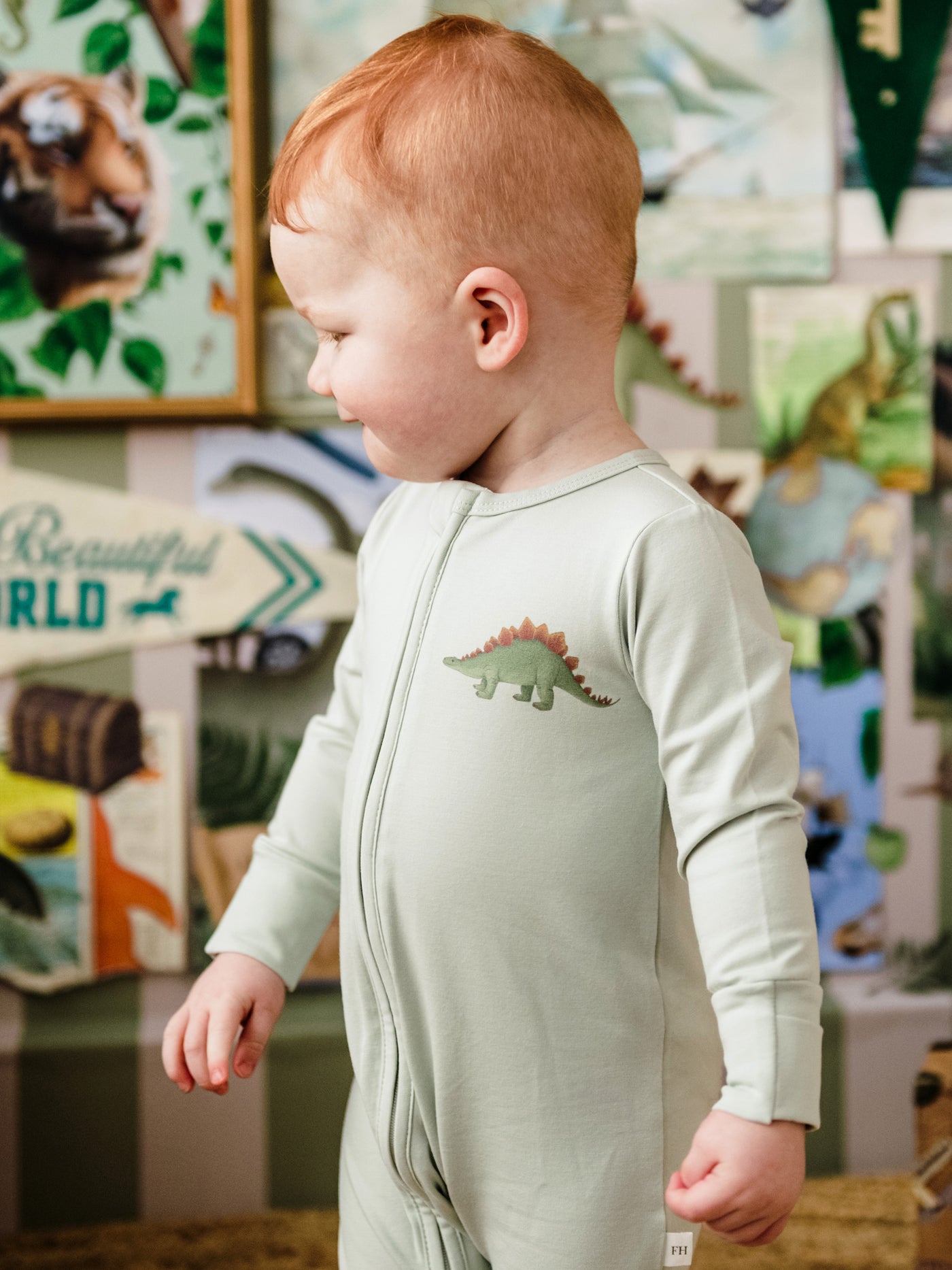 'Prehistorica' Timeless Coverall Set - 2 pack - Eggshell