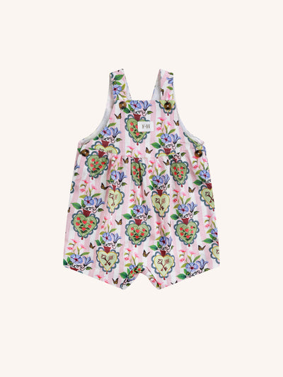 'Hearts' Lulu Shortall - Pink Stripe