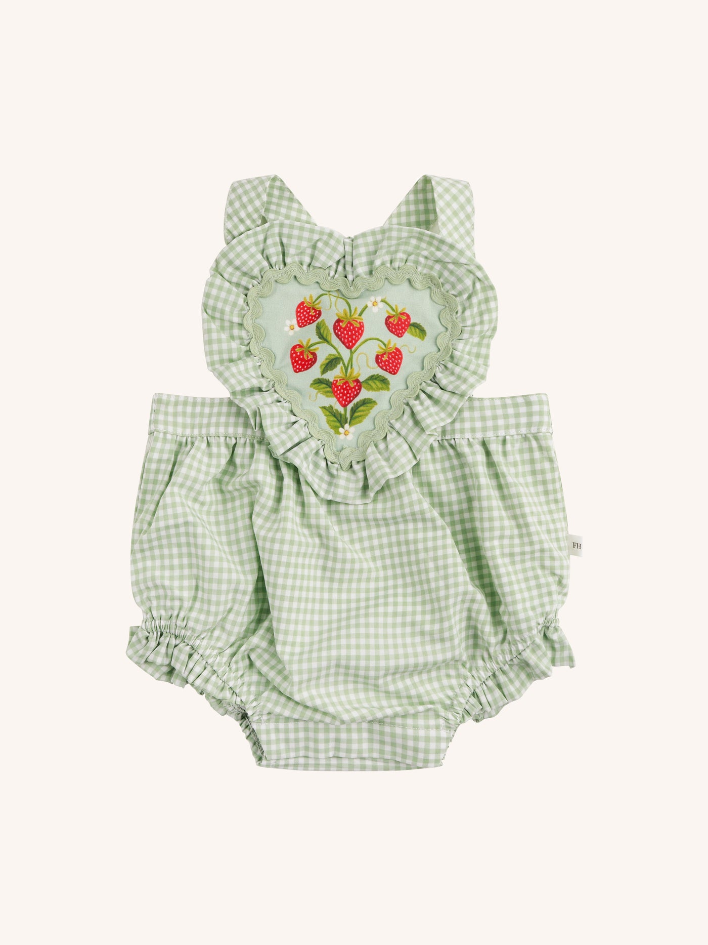 Strawberry Fields Romper - Minty