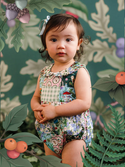 'The Magic Faraway Tree' Pretty Patchwork Romper - Patchwork