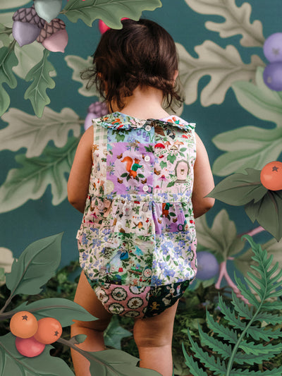 'The Magic Faraway Tree' Pretty Patchwork Romper - Patchwork