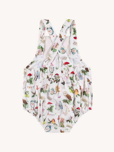 'Mini Magic' Playful Romper - Latte