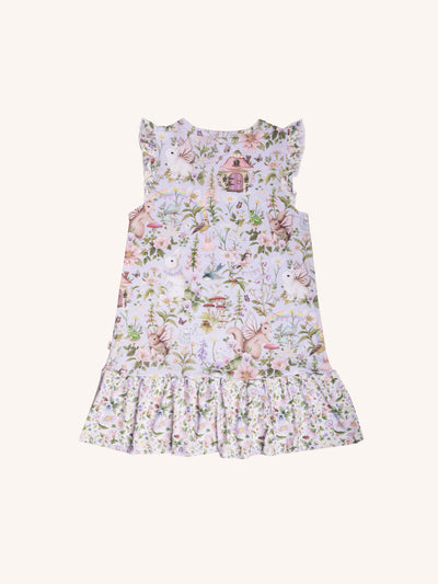 'Fairyland' Nightie - Cornflower 3-8