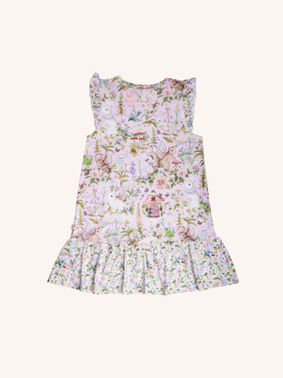 'Fairyland' Nightie - Pink Lavender 3-8