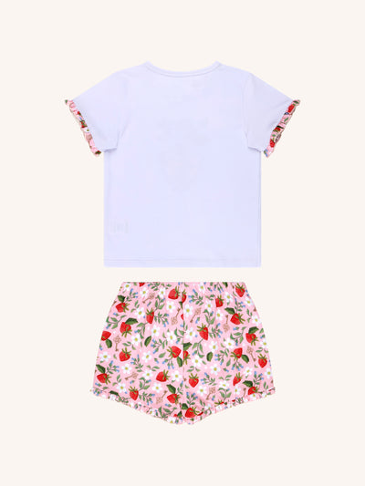 'Hearts Floral' Admire Sleep Set - Pink