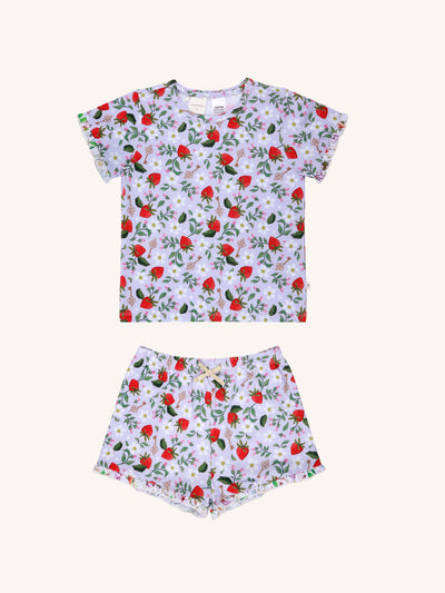 'Hearts Floral' Admire Sleep Set - Violet