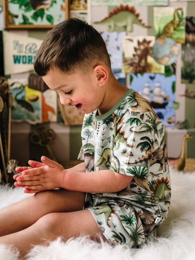'Prehistorica' Tavi Sleep Set - Olive Leaf