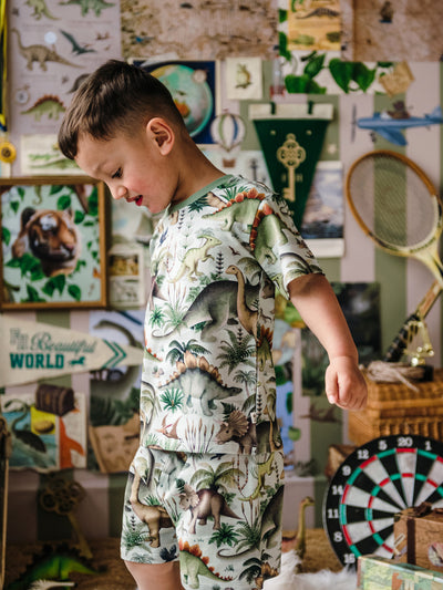 'Prehistorica' Tavi Sleep Set - Olive Leaf