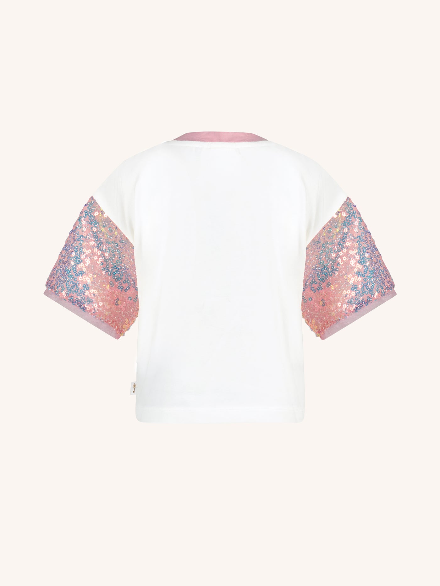 'Silky's Garden' Shimmer Sweet Tee - Sugar Pink