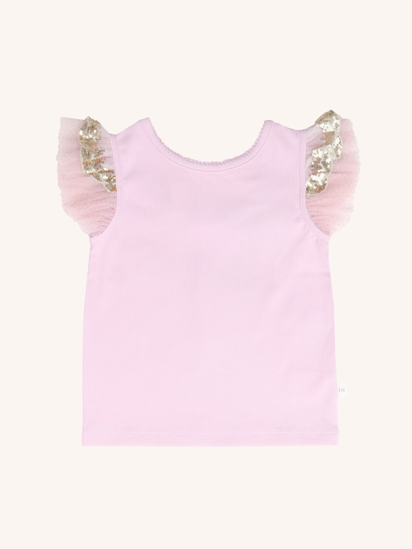 Heavenly Frill Top - Pink Lavender