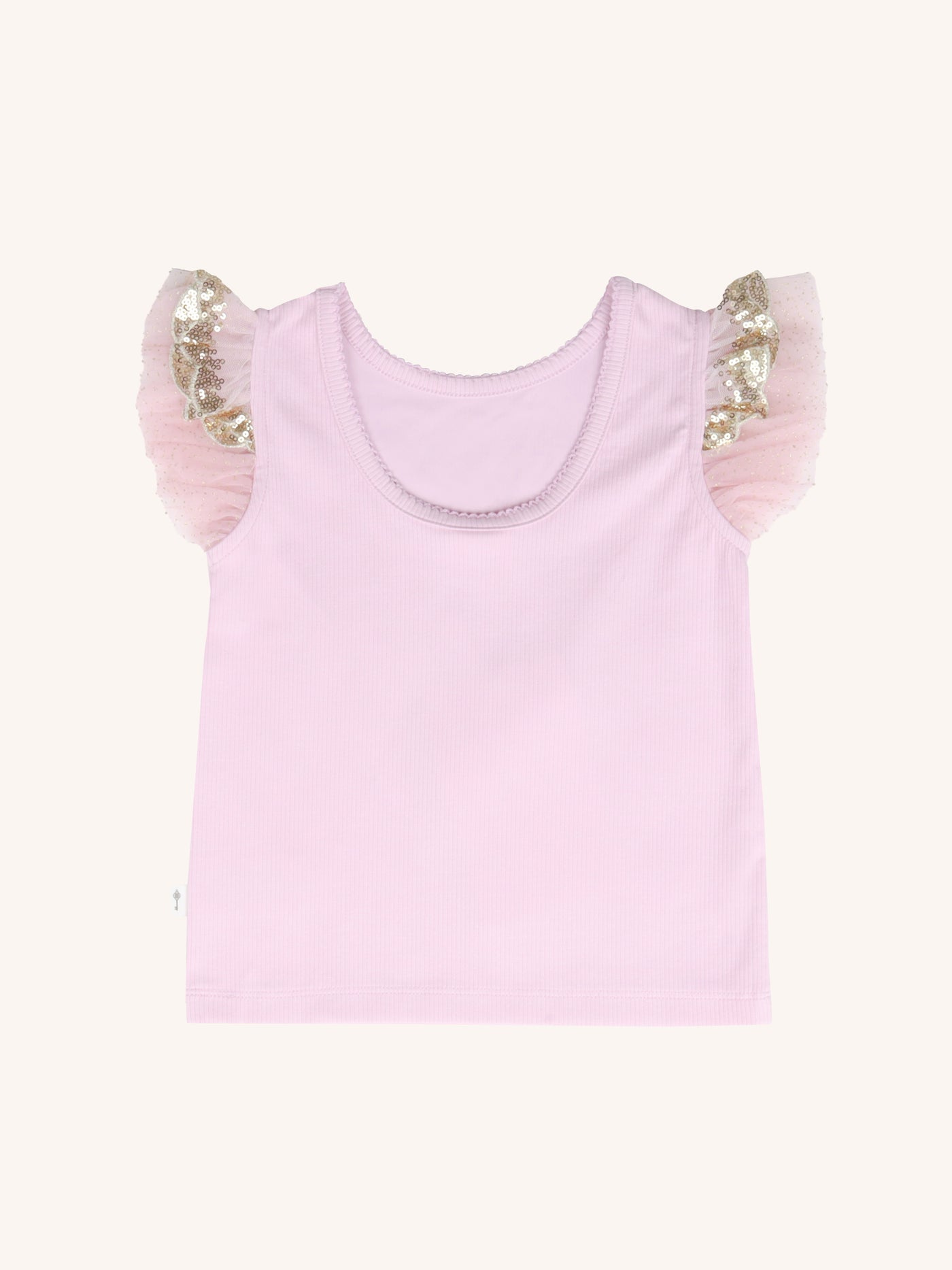 Heavenly Frill Top - Pink Lavender