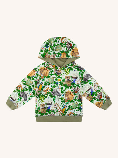 'Beautiful World' Hoodie - Basil