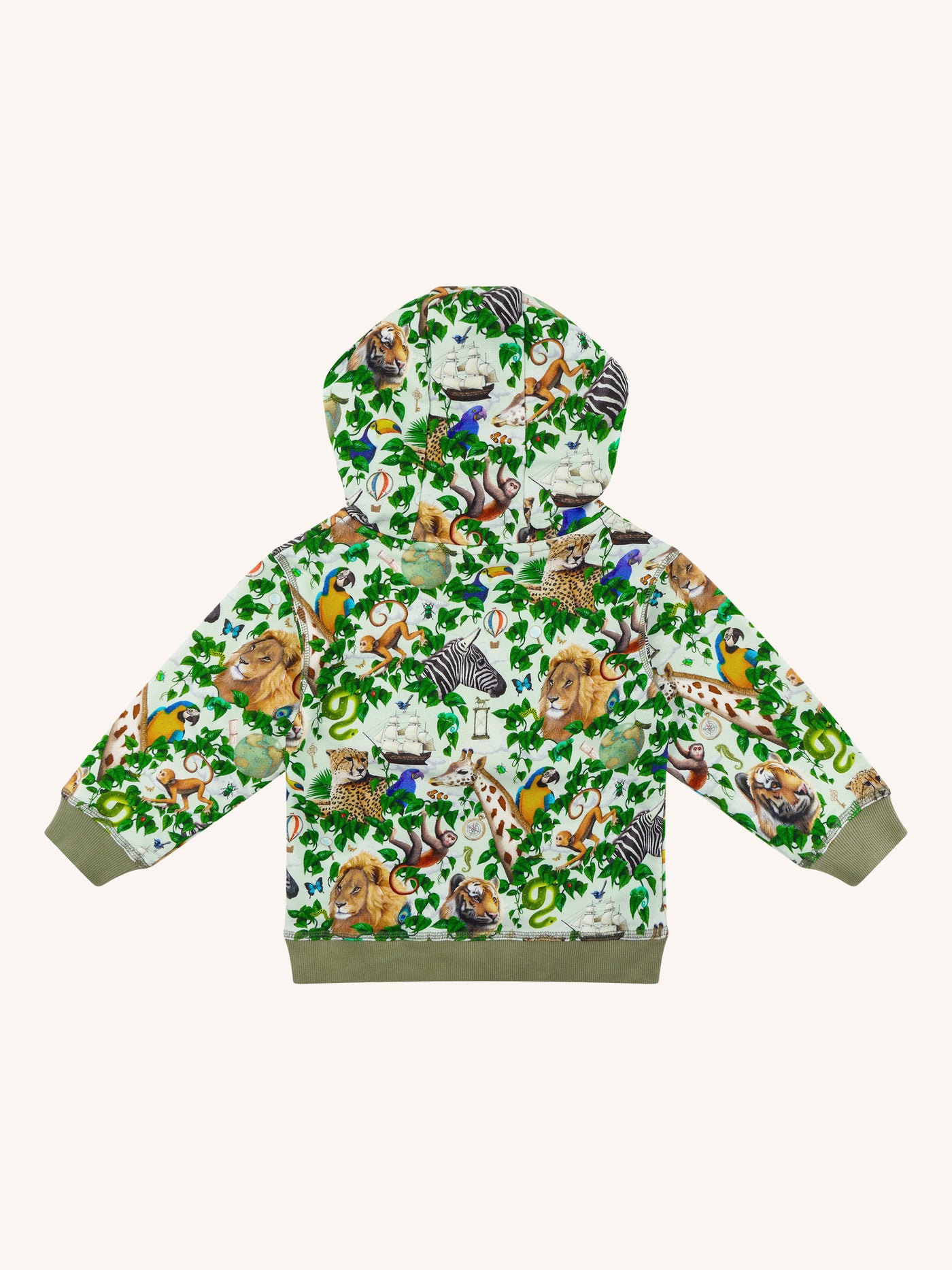 'Beautiful World' Hoodie - Basil